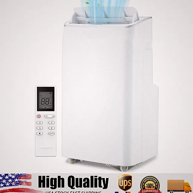 12,000 BTU Portable Air Conditioner, 3-in-1 AC Unit with Dehumidifier & Fan