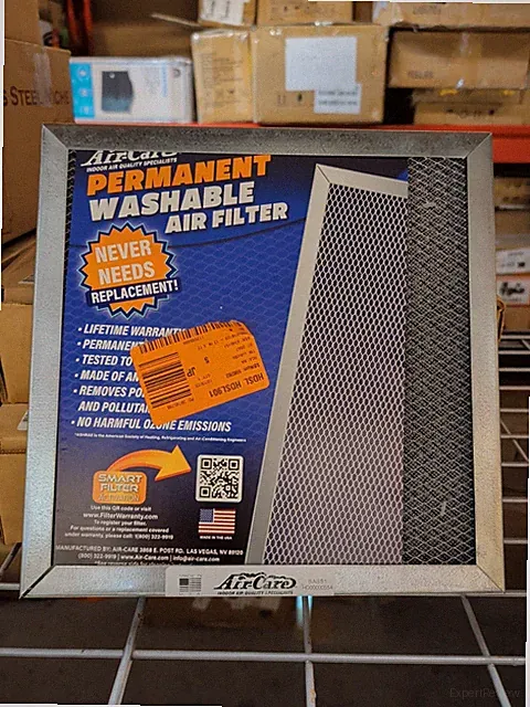 12 In. X 12 In. X 1 In. Permanent Washable Air Filter Merv 8