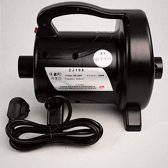 1200W AC Electric Air Mattress Inflator for Inflatable Boats and Air Mattresses