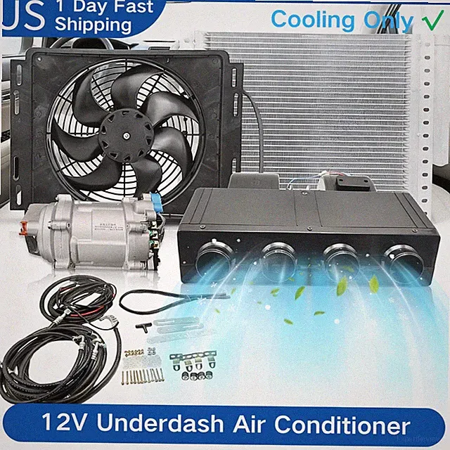 12V Car Air Conditioner Electric Auto Underdash A/C Unit Compressor Universal