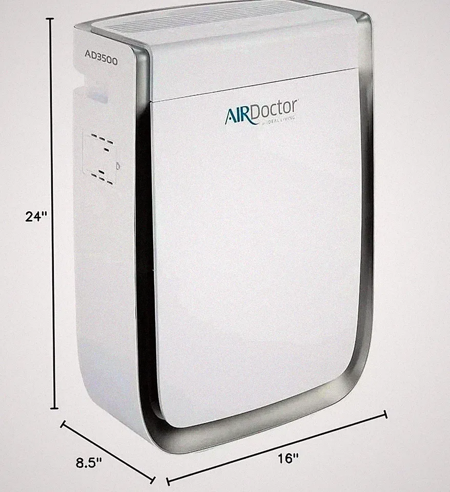 AIRDOCTOR 3500 Air Purifier for Home and Large Rooms Up to 1274 sq. ft. 2x/ho...