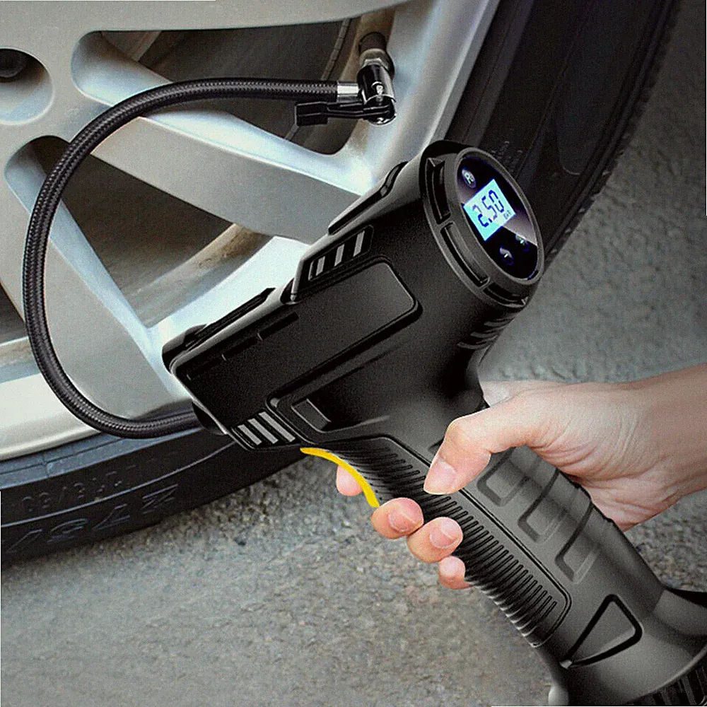 Car Air Tire Pump Inflator Compressor LED Digital Electric Portable 150PSI 12V