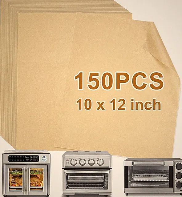 Disposable Air Fryer Liners, Unbleached Parchment Paper for Emeril