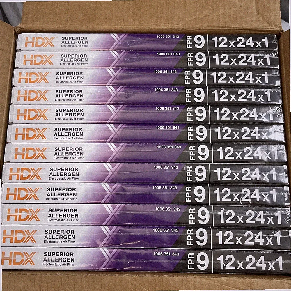 HDX 12 in. x 24 in. x 1 in. Superior Pleated Air Filter FPR 9, MERV 12(12PK)