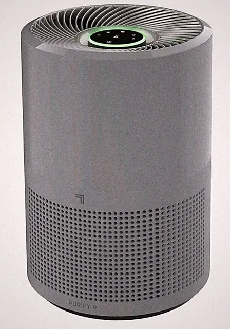New Sharper Image PURIFY 9 Air Purifier True HEPA Filter Whole Room Office Quiet