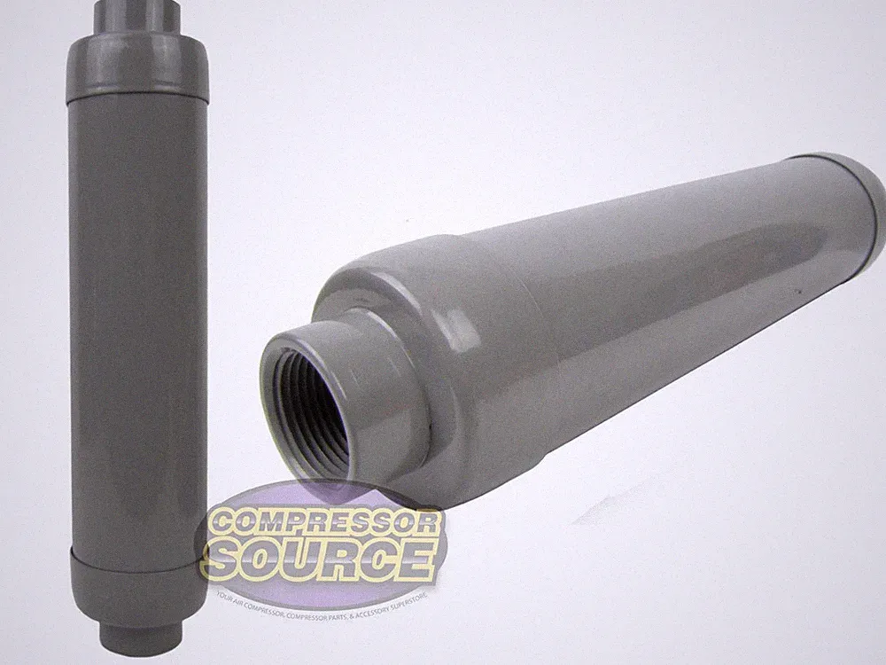 SLCR100 Air Compressor 1" Filter Silencer Muffler Solberg Quiet Intake