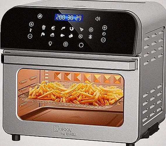 Whall Air Fryer Oven 12QT 12-in-1 Air Fryer Convection Oven NSE1201 - Silver